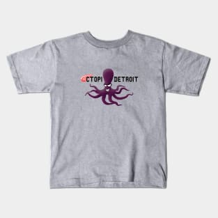 Octopi Detroit Kids T-Shirt